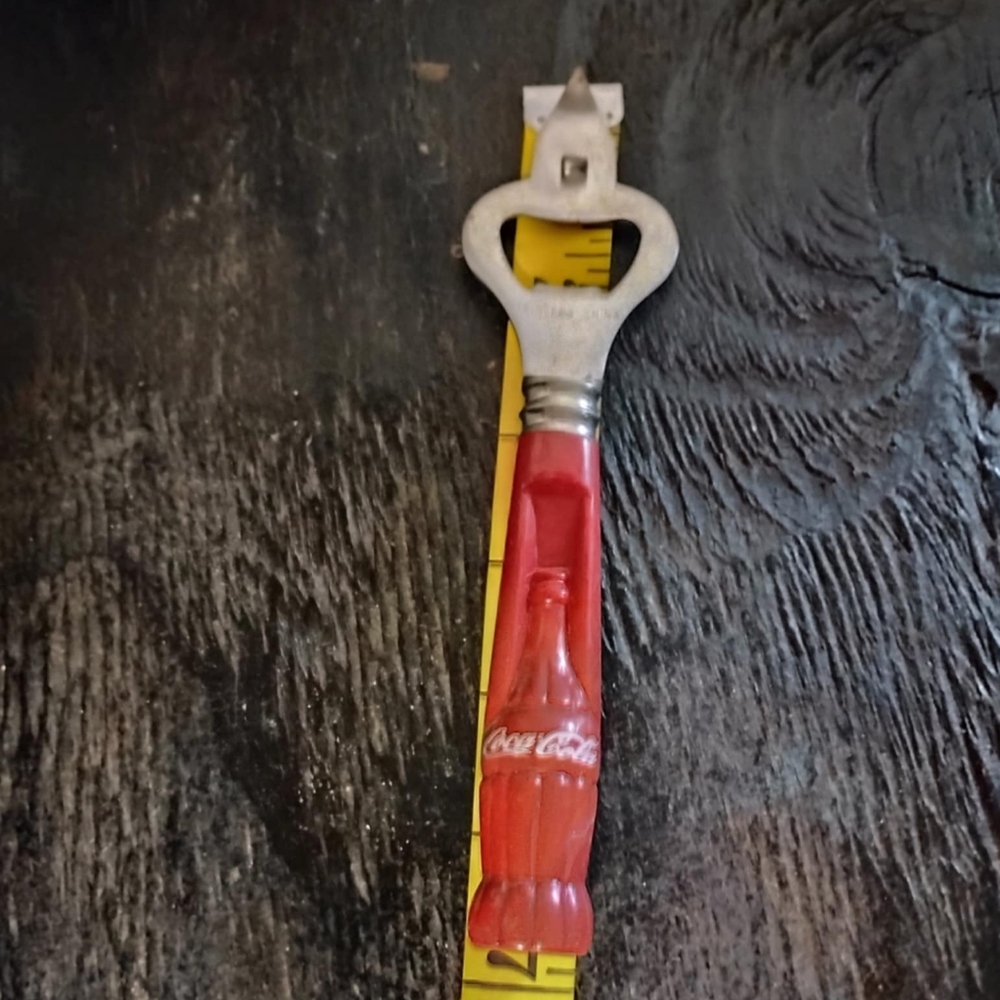 Coca-Cola Red and Silver Bottle Opener